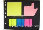 Attactive hand shaped Sticky note set repositionable with no marks left