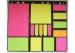 Novelty Assorted neon pads personalized sticky notes for teachers