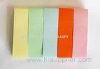 Repositionable rainbow bookmark sticky notes with four different pastel colors
