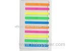 Super thin 10pads Index orange blue yellow Sticky Notes with no marks left