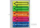 Attractive Index arrow shaped Sticky Notes 44X12.5mm x20 sheets 5 pads