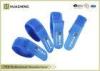 Blue Releasable Custom Velcro Cable Ties Roll For Fastener Eco-Friendly