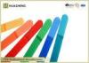 Small Colored Reusable Velcro Cable Tie Adhesive For Bags / Garments