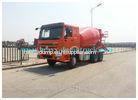 Siontruk HOWO Cement Mixer Truck 9 CBM 371 HP with Eton mixer pump red color