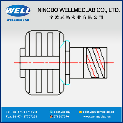 blood line dialyzer connector plastic injection mould