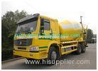 HOWO 10 wheels Concrete Mixer Truck 10 cubic meter 336hp for Congo 6X4 Yellow color