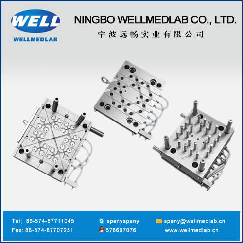 two parts disposable safety syringe barrel plastic injection moulds