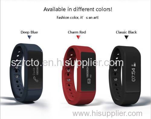 2015 new product iwown Bluetooth Wristband waterproof ip67 smart bracelet