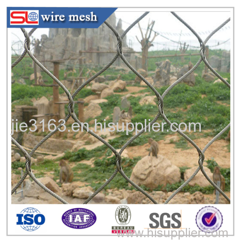 stairway decorative stainless steel wire rope mesh