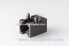 6P6C / 6P4C / 6P2C / 90 Degree RJ45 Jack Full Plastic Single Port Female Network