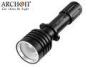 Zoomable CREE LED Waterproof Diving Flashlight With Aircraft Grade Aluminum