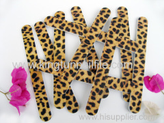 leopard beautiful emery board nail file