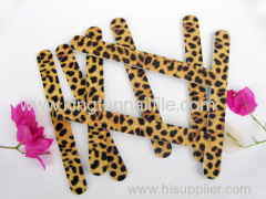 leopard beautiful emery board nail file