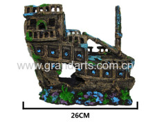 aquarium decor sunk boat shipwrecks HOME DECORATION