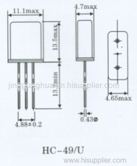 Filter .crystal oscilltor . oscilltor .resonator.QUARTZ CRYSTAL RESONATOR