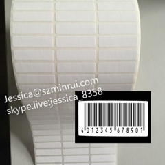 Security Asset Tracking Stickers Destructible Vinyl Labels Asset Barcode Labels Tamper Evident Label With Barcode