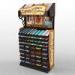 Retail Custom Floor Display Stands For Candy Sugar / Snack Advertising