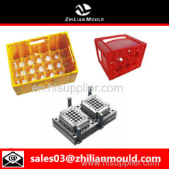 custom OEM plastic bottle crate mould with high precision in China