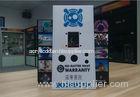 White Acrylic Retail Window Displays For Bluetooth Speaker Laser Engraving