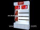 Perspex Retail Floor DisplayCosmetic Storage OrganizerWhite With Drawer