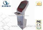 Airport Station / Shopping Mall Floor Stand Touch Screen Information Kiosk With PC