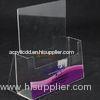 Single Layer Clear Acrylic Brochure Holder