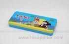 Students / Kids Pen Rectangular Tin Storage Containers With Cute Squirrel