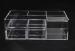 Clear Commercial Store Fixtures 6 Compartments For Mix Makeup Store