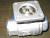 2-PC SCREWED STAINLESS STEEL BALL VALVE WITH MOUNTING PAD