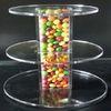 Unique Candy Acrylic Clear Food Display Stands 300pcs Tower Tube