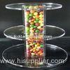 Unique Candy Acrylic Clear Food Display Stands 300pcs Tower Tube