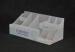 4mm White Acrylic Makeup Display Stand Cosmetic Store With CYMK Printing