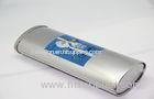 Oval Shaped Silver Metal Wine Tin Boxes Packaging 0.23 MM Thickness