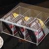 4mm Food Display Case Clear Acrylic Storage TraysWith 6 Lattices