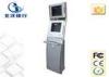 Self Service Digital Interactive Touch Screen Kiosk For Ticketing / Card Print