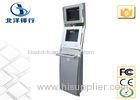 Self Service Digital Interactive Touch Screen Kiosk For Ticketing / Card Print