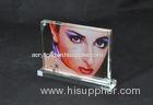 Luxury Acrylic Customized Picture FramesMagnetic Photo Frame Square Block