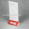 Advertising Banner Stands Clear Acrylic Menu HoldersCoca Cola New Launch