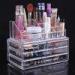 Multifunction Plastic Makeup Display Stand Jewelry Display CasesWith Three Drawer