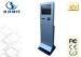 Sliver Automatic Interactive ATM Credit Card Self Service Banking Kiosk 15 Inch