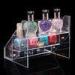 SGS Acrylic 3 Tiers Nail Polish Display Organizer Handmade Custom Digital Printing