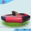 Red Commercial Inflatable Sports Gmes Playgrounds With Polygon