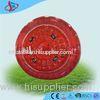 3 Meters bouncy Inflatable Sports Games Fluorescent red for adults