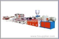 PVC Single Layer Free Foam Sheet Production Line