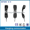 Strong and compact small ABS/PC plastic surface wall mounting corded telephone handset