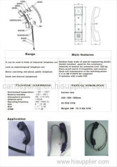 High Quality Waterproof analog telephone handset for industrial Emergency equipment Made In Zhejiang