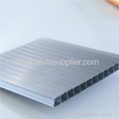 UNQ poly carbonate roof frosted crystal polycarbonate sheet twin wall polycarbonate hollow sheet