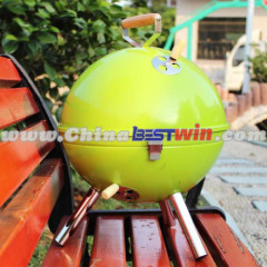 APPLE BALL DESKTOP CHARCOAL BBQ GRILL