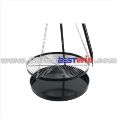 OUTDOOR CHARCOAL BBQ GRILL WITH CHAIN