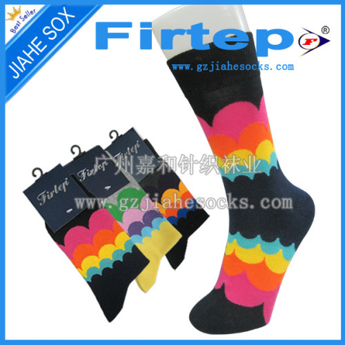 Fashion Custom Men's Socks Multi Color Cotton Casual Sock